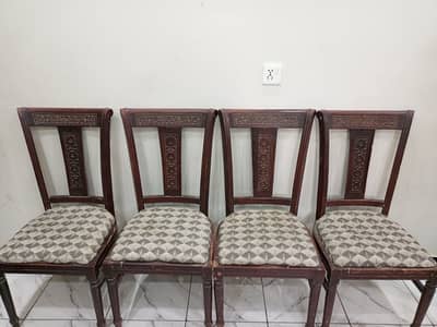 6 seater dining table with chairs