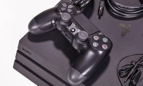 PS4 Pro with 2 controllers for sale