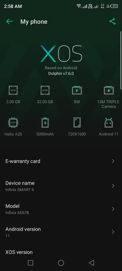 Infinix Smart 6