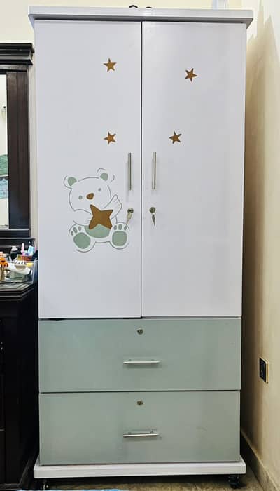 Kids 2 Door Wardrobe (Slightly Used)
