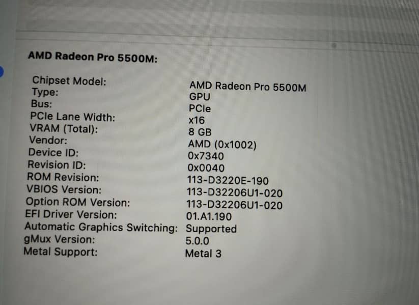 MacBook Pro 2019 4