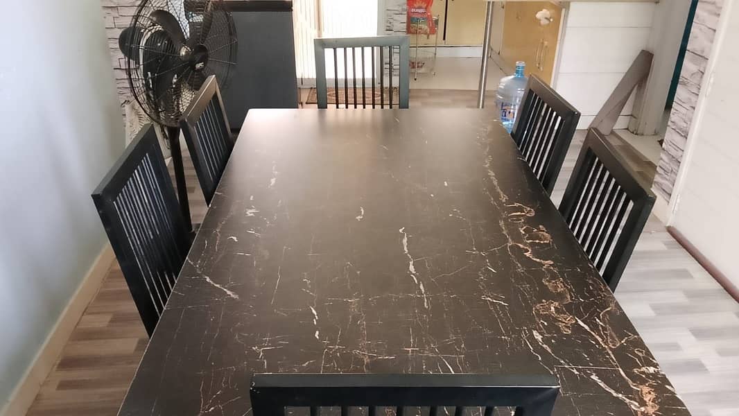 Dining table 6 chairs 2
