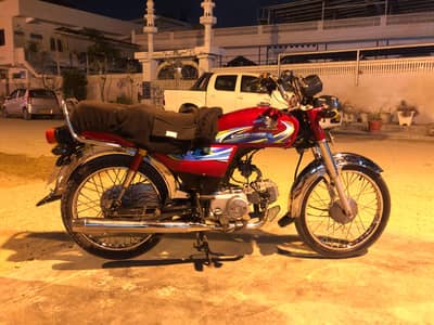 HONDA CD 70 MODEL 2024 GOOD CONDITION