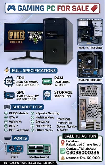 GAMING PC FOR SALE