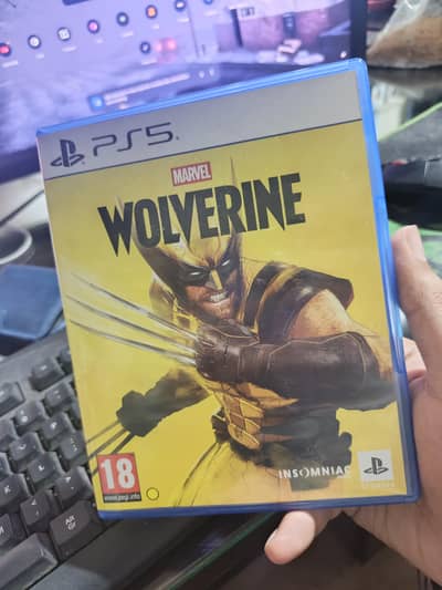 wolverine game ps5 dvd used 10/10