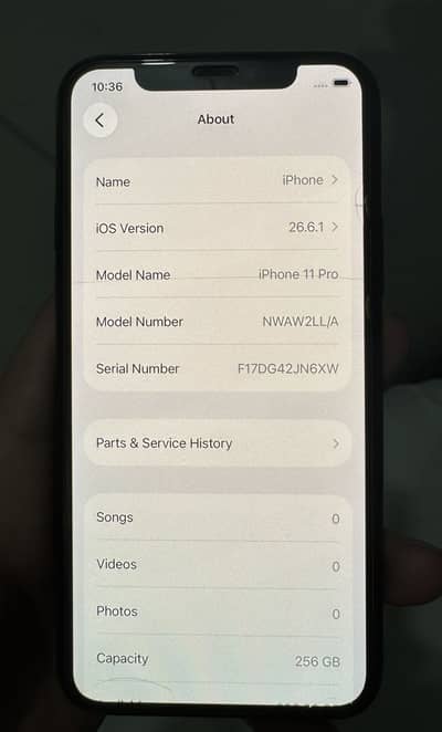 iPhone 11 Pro 256 gb JV