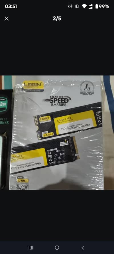 LOGIN 256GB M. 2 MVe PCIe