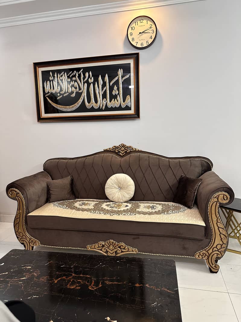 Sofa Set 7 Seater With Tables 0