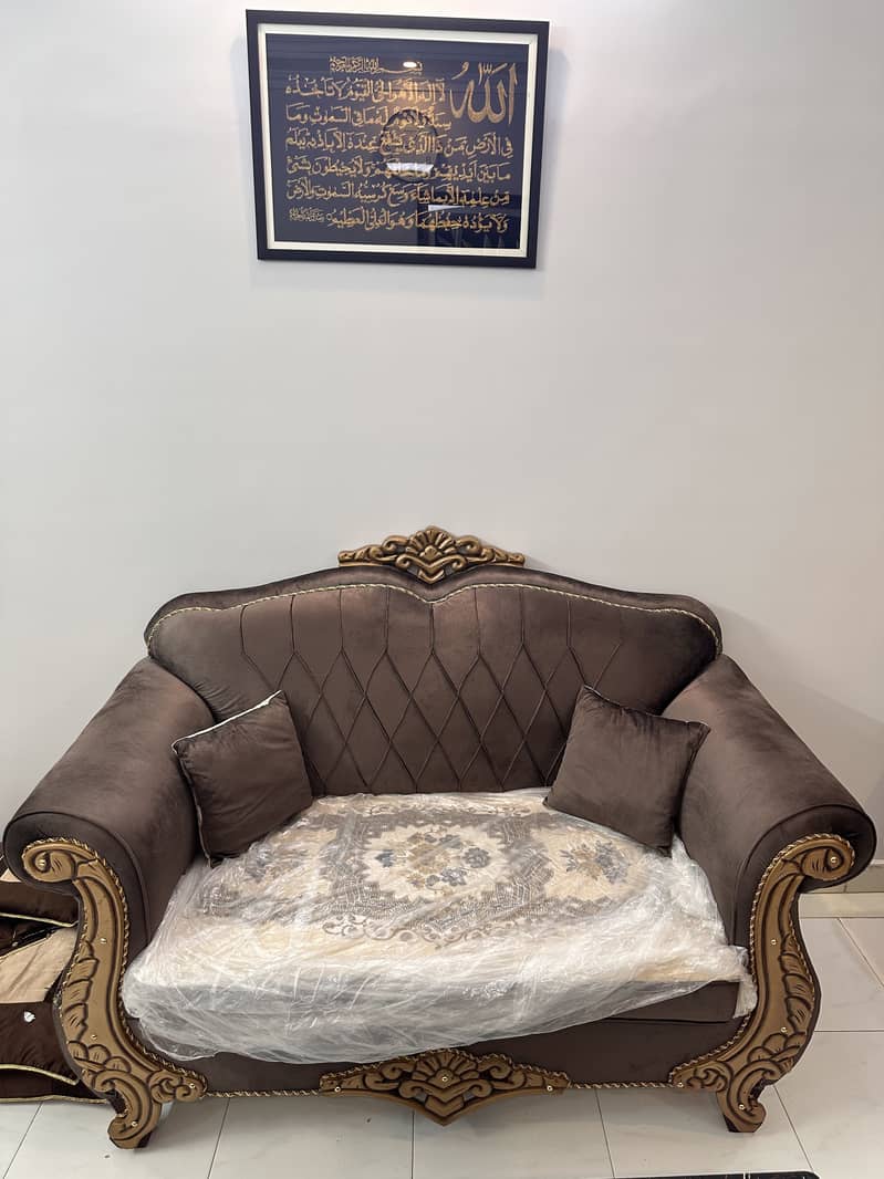 Sofa Set 7 Seater With Tables 1