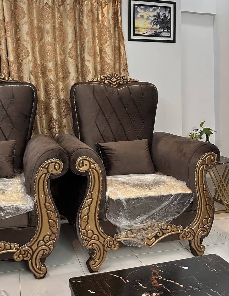 Sofa Set 7 Seater With Tables 3