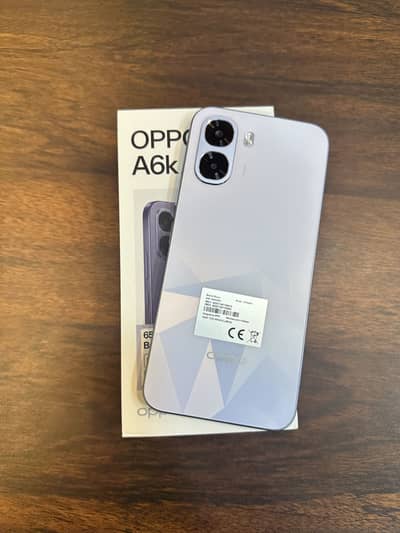 Oppo A6k 8/128 gb dual sim pta approved with complete box