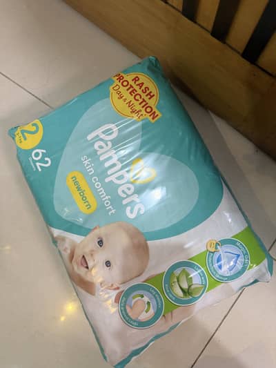 Pampers brand new. Size 2. Packed.