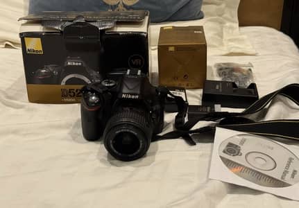 Nikon D5200 24.1MP DSLR + 18-55mm VR Lens  Boxed Kit