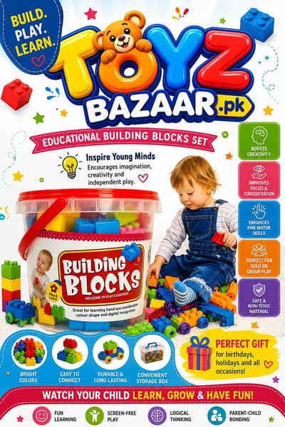 Educational Building Blocks Set for Kids.   Good quality toys