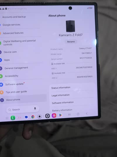 Samsung Mobile Z Fold 7