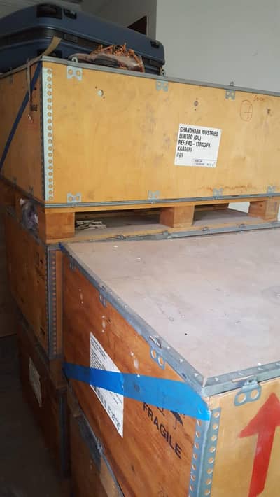 Boxes with covers for industrial items