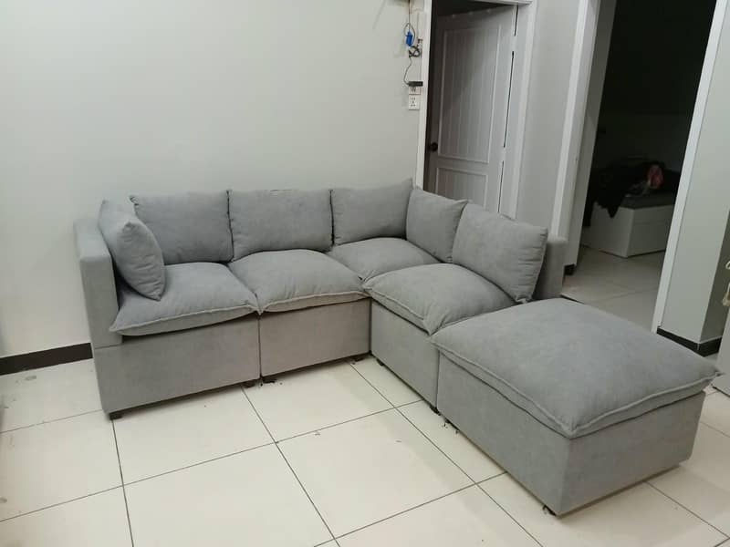 L shaped sofa set 3