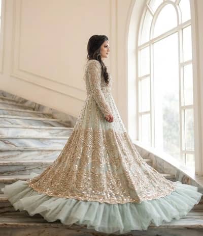 luxury bridal maxi for bridal