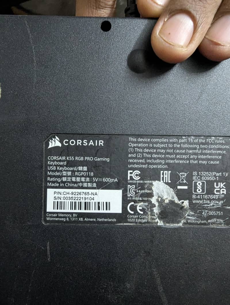 Corsair k55 pro gaming keyboard - Computer Components - 1120103203