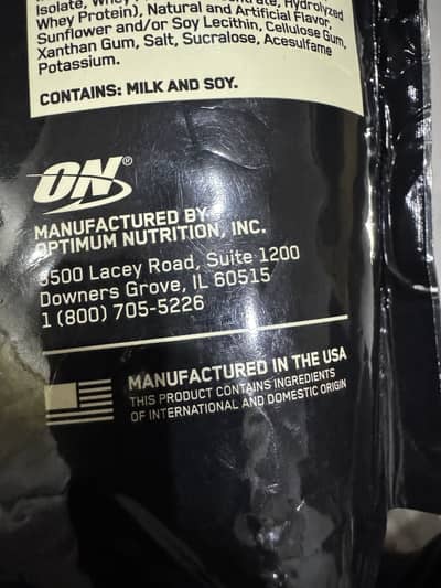 Gold standard 100% WHEY made in USA