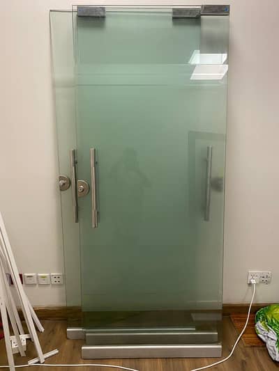 3 Glass Door 12 mm , Heavy Duty Machines, Handles, Lock D Shape