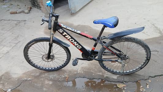 mountain bike with disc brakes