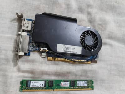 Nvidia GeForce graphics card 1GB + 4GB Ram DDR3