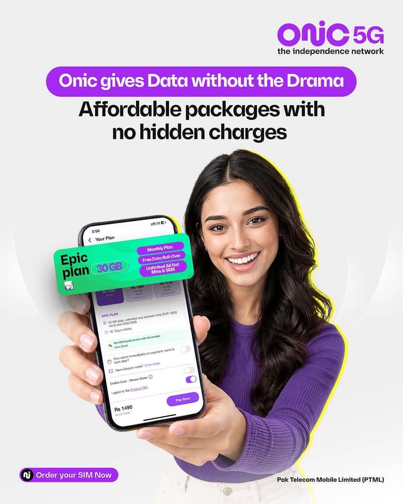 GET Your Same Number With Onic 1