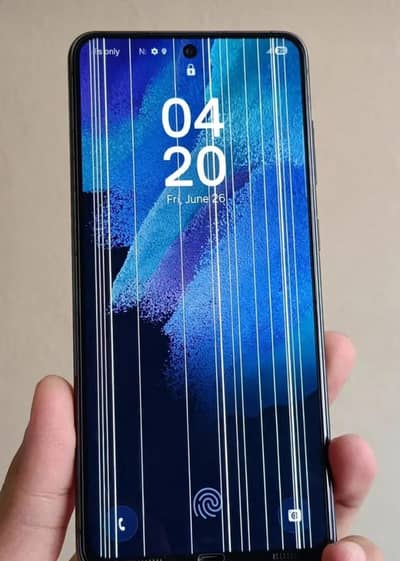 Samsung s21 no open no repair no foult penel line finger work