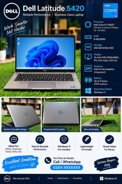 Dell Latitude 5420 — Core i5 11th Gen