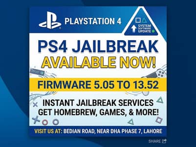 PS5,PS4 ,PS3, available jailbreak