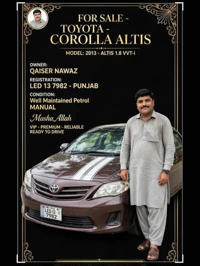 Toyota Corolla XLI 2013