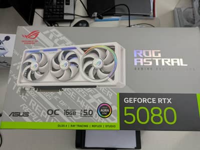 ASUS Rog Astral RTX 5080 OC White Edition - 1 month used just like new
