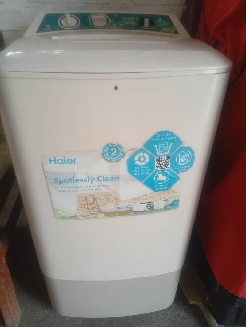 Haier washing machine 0