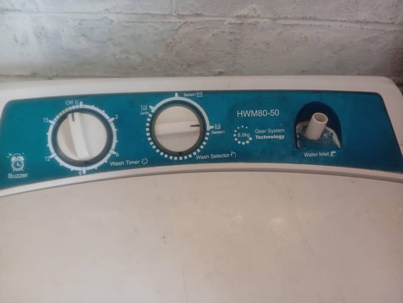 Haier washing machine 1