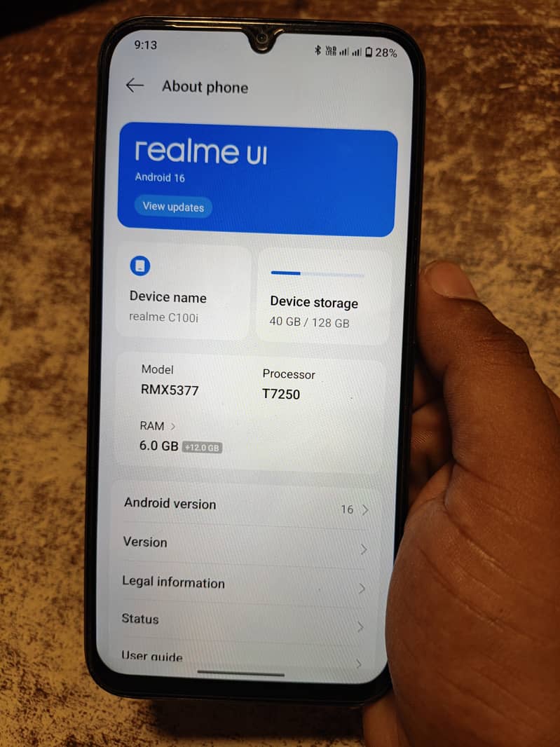 Realme c100i 1