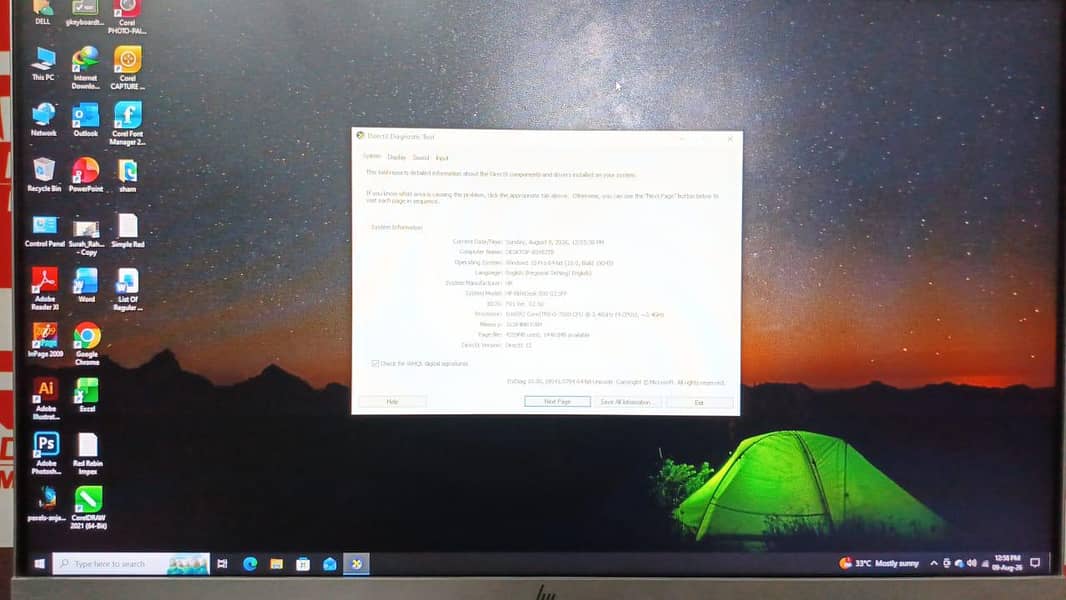 Hp Core i5 7th Generation 1