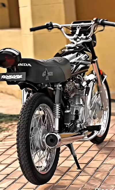 CG125 ( Senkie 2011 ) Chrome silencer