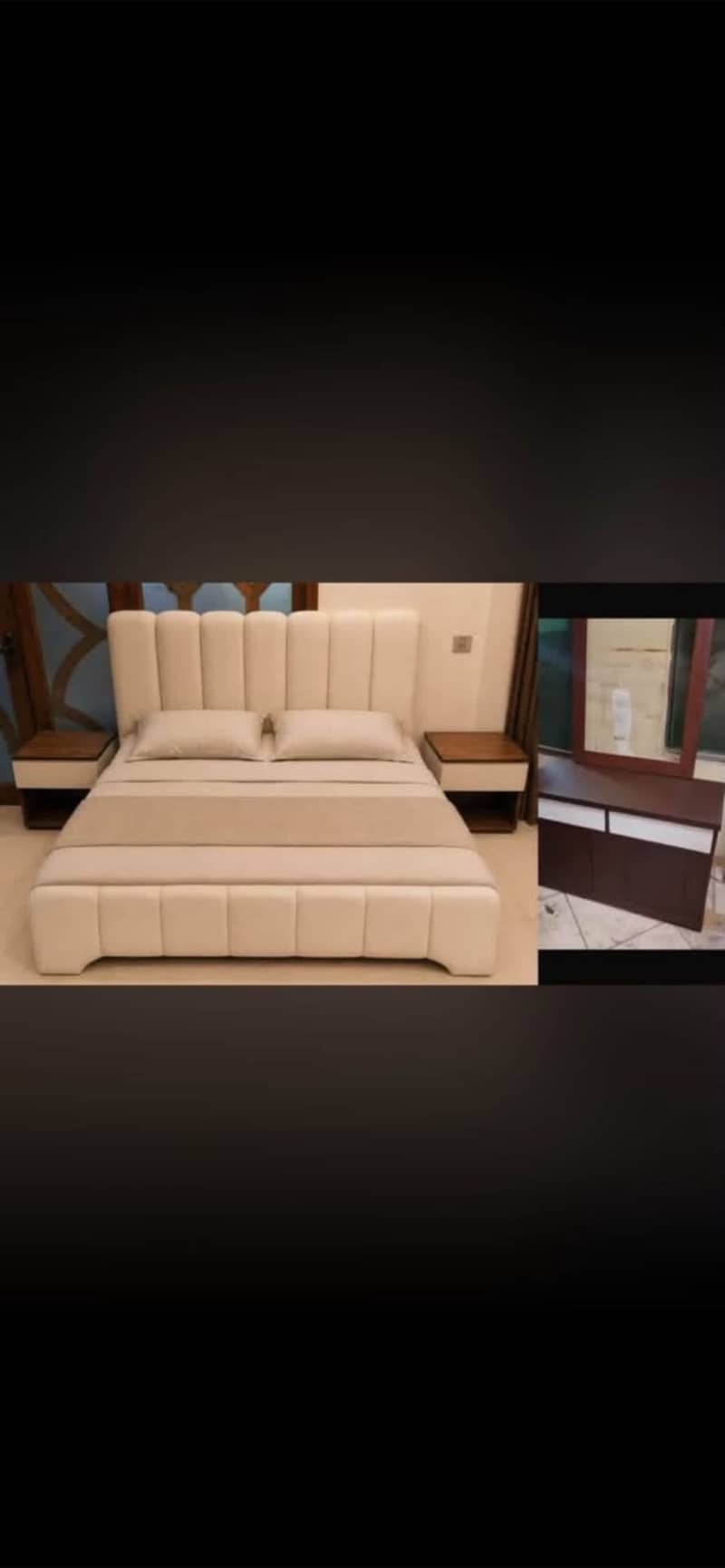 King size bed set 0