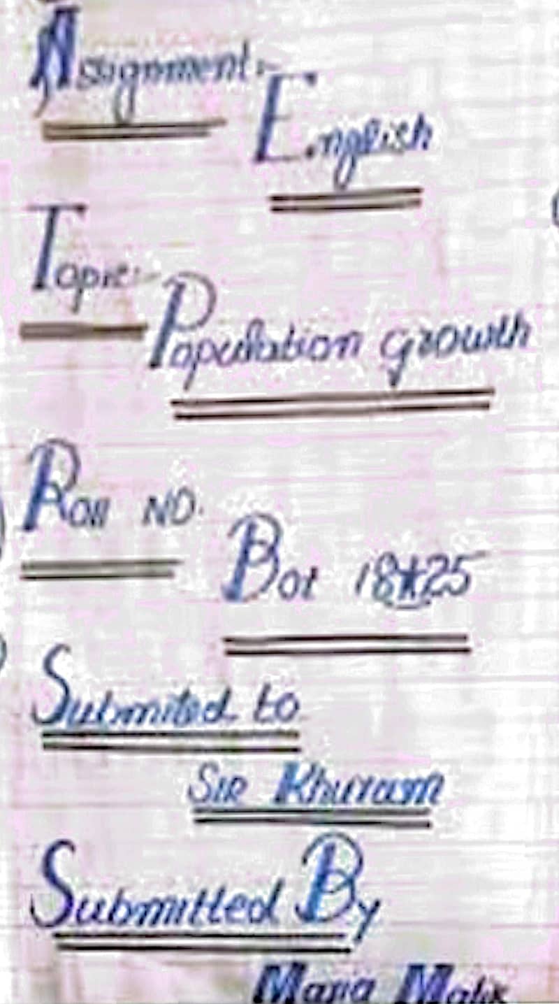 Hand Writing Assignment 2