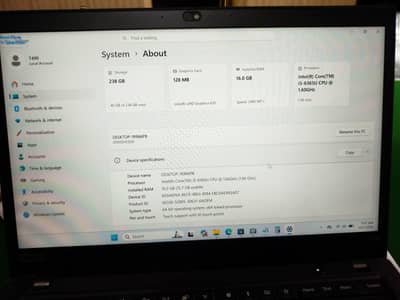 Lenovo Thinkpad T490 (Touchscreen) 16/256 NVME