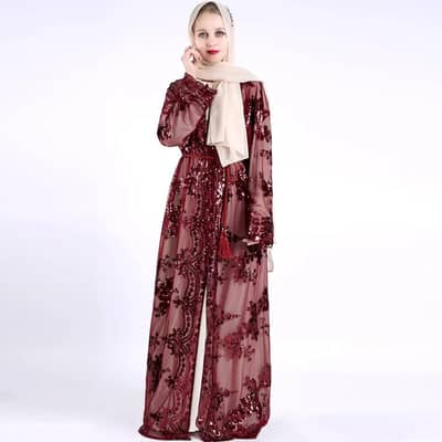 important light luxury 7 color Muslim women hijab set