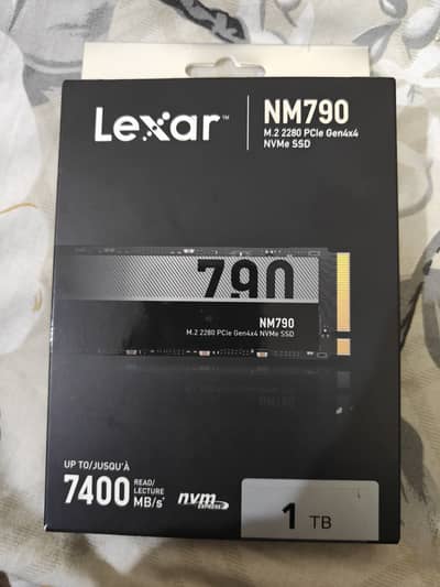 Lexar NM790 1TB Gen 4×4 NVMe SSD - Compatible with PS5 - 7400MB/s