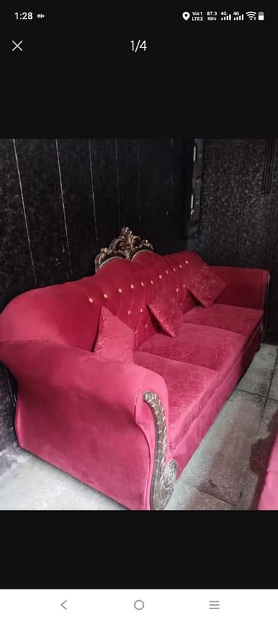 Beautiful 3+2_1taj Sofa Set – Good Condition – Urgent Sale