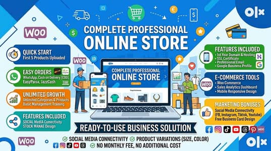 Professional Online Store for Rs. 35,000