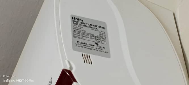 haier 1 ton only 2 month use for sale