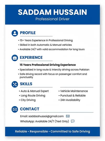 I'm Driver ,urgent Need job ,