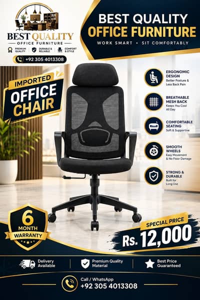 Gaming Chair/Office Chair/Executive chair/Computer Chair/Imported