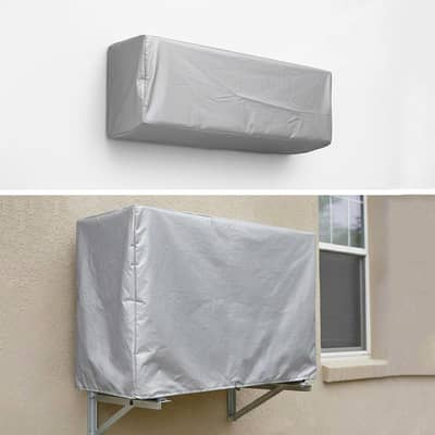 AC Cover 1.5 Ton Waterproof Dustproof Parachute 2 Pcs Set