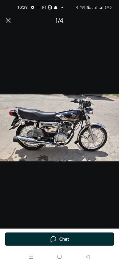 Honda CG 125 special edition silver